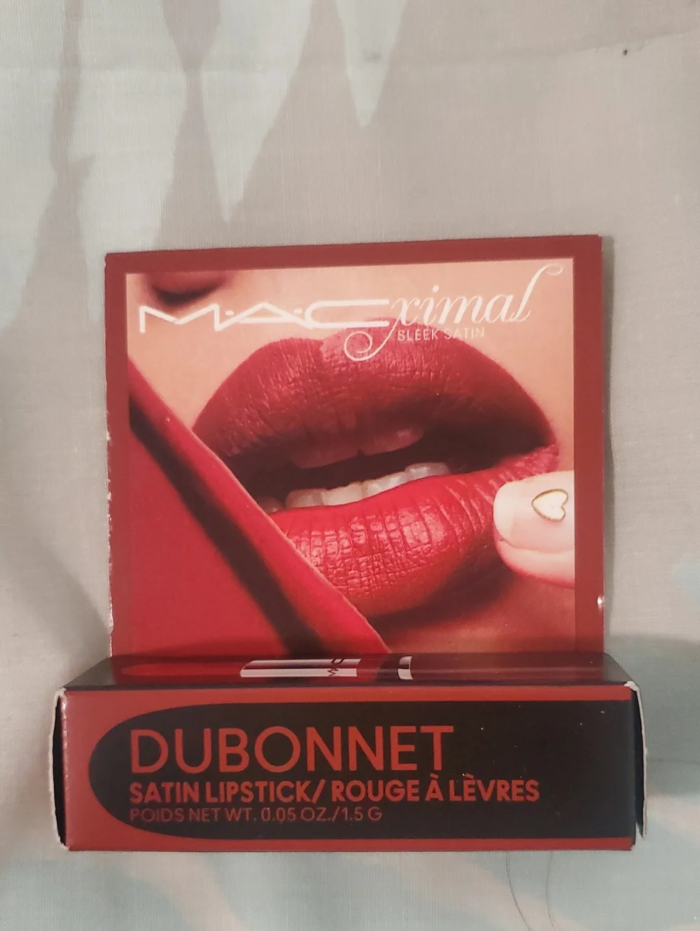 MAC Cosmetics Dubonnet Satin Lipstick - Rich Red